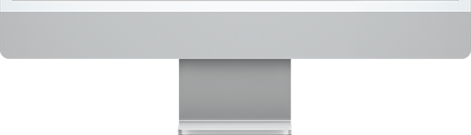 bottom part of an imac computer