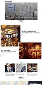 screenshot representing the Life Hotel New York website in narrow view