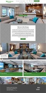 screenshot representing the Wyndham Garden Miami website in narrow view