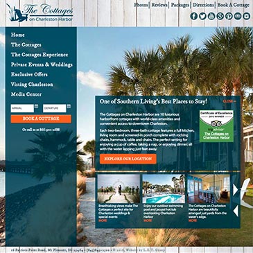 Cottages on Charleston Harbor